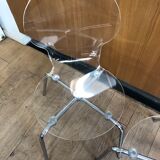 4 Transparent chairs