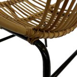 Rattan chair by Dirk van Sliedregt Rohe Noordwolde 1960 in the Netherlands