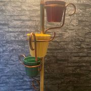 Very beautiful vintage plant stand lamp