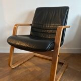 Teak and Skai Armchair