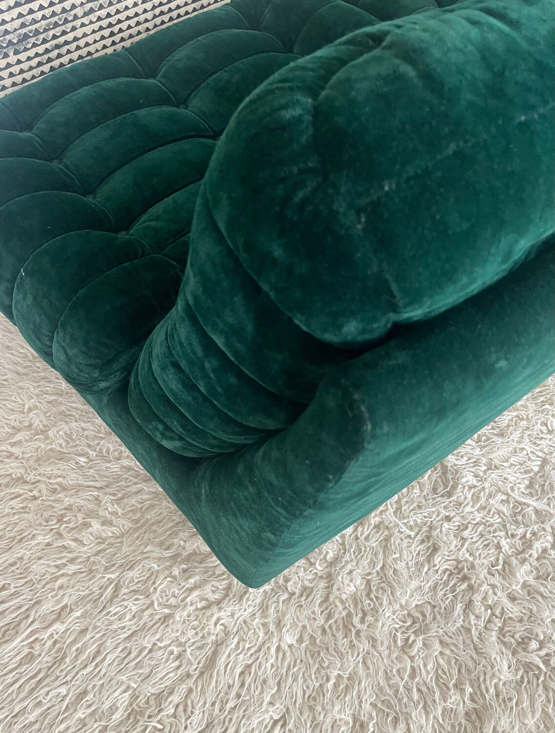 Velvet sofa 1970