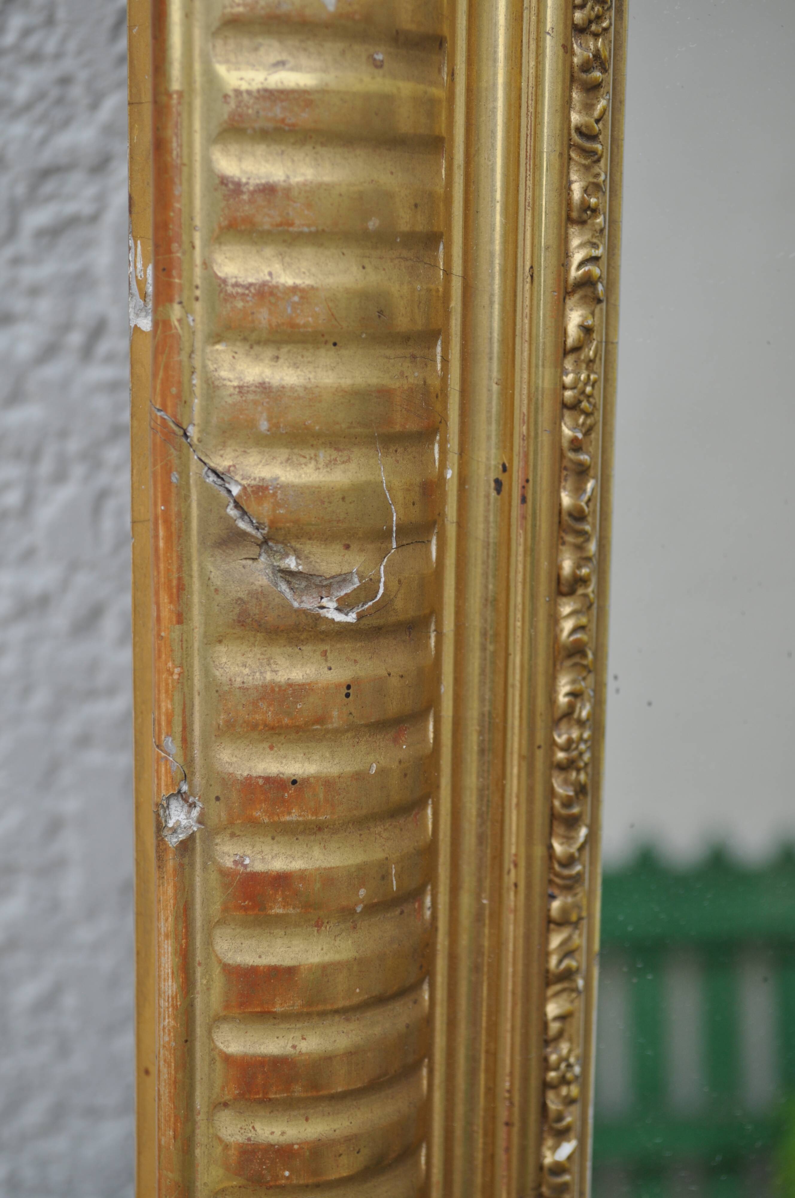 Golden mirror - 85x67cm