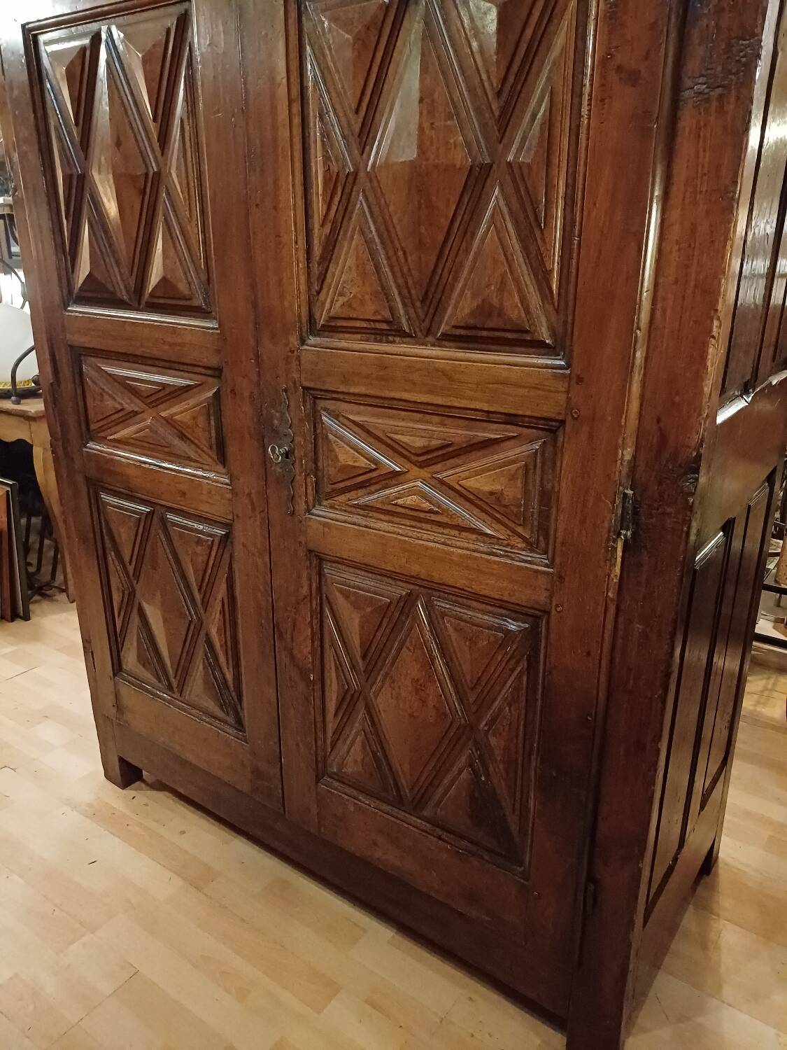 Small 17th century Louis 13 wardrobe