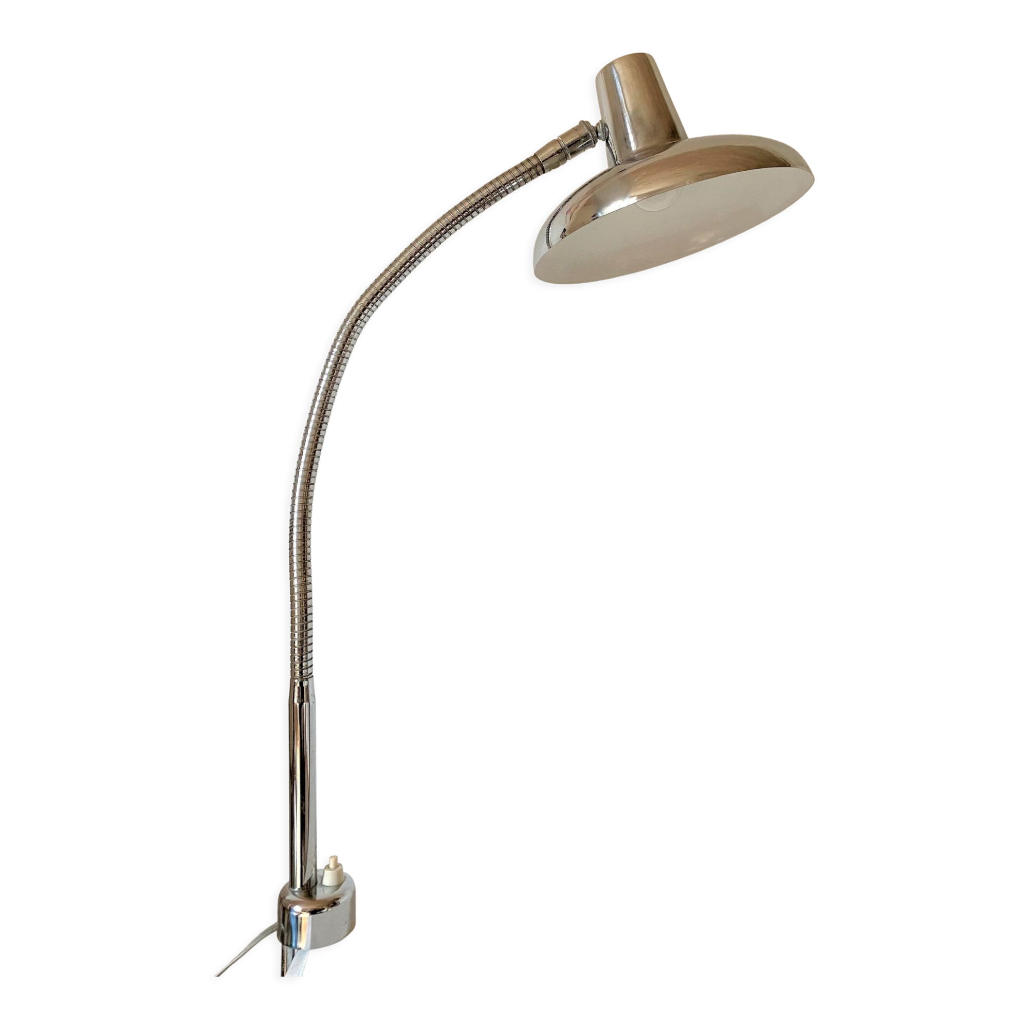 Lampe de bureau chromée années 50