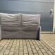 Cassina Maralunga 2 seater sofa, light gray Vico Magistretti