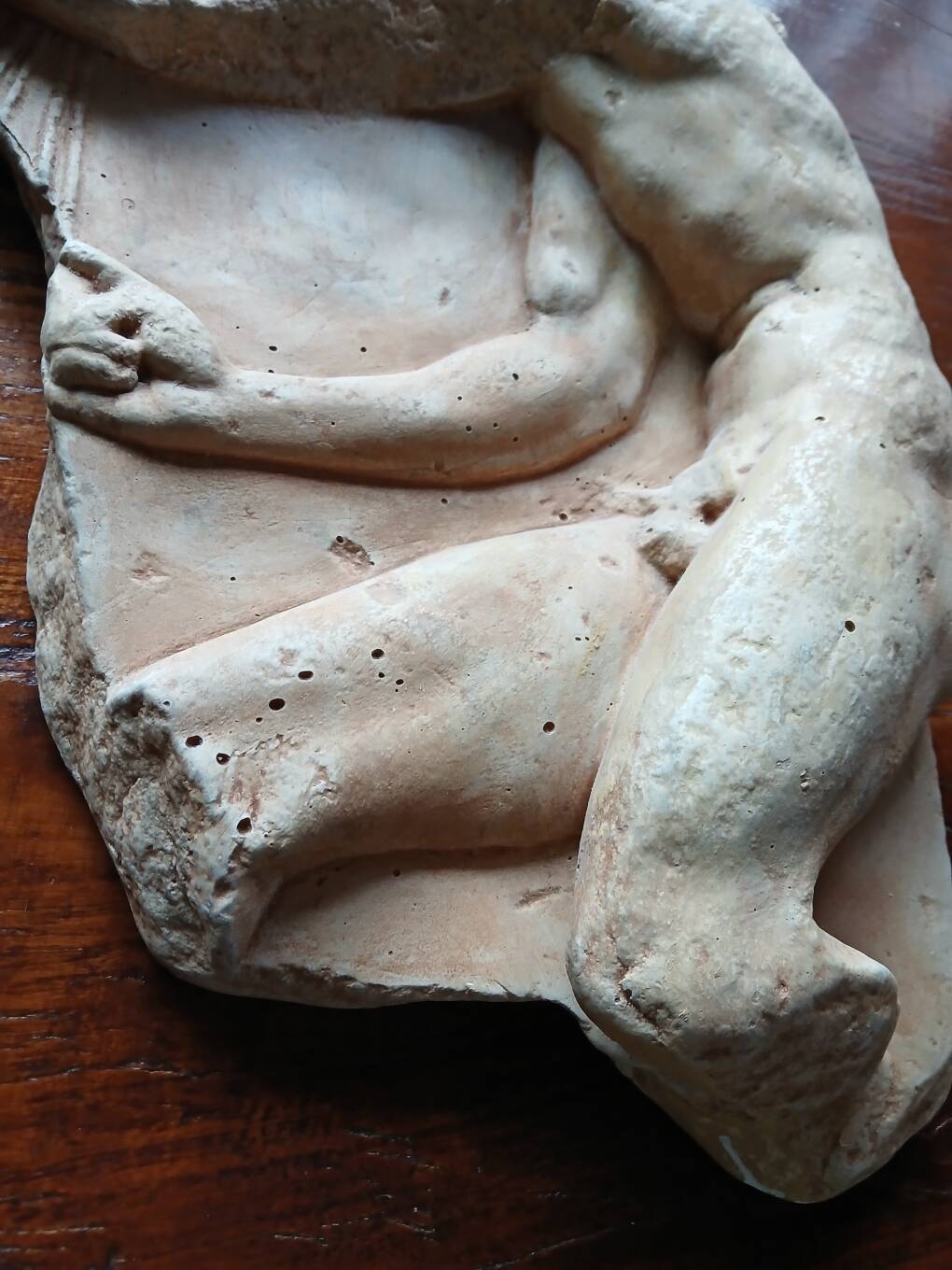 Statue relief dieu Kairos fils de Zeus