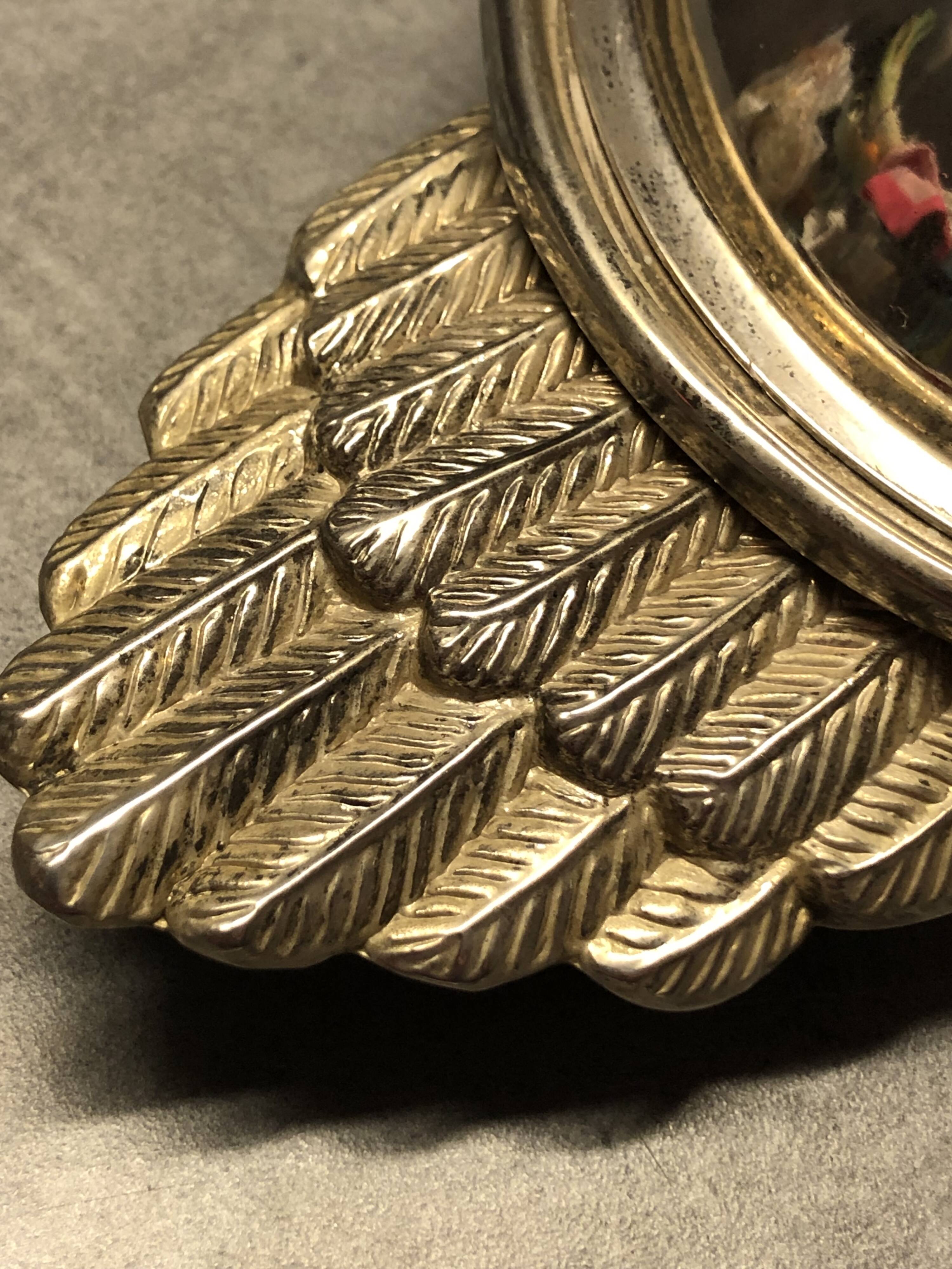 Silver-plated foie gras dome