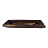 Porte-stylo en bois et laiton