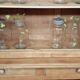 Two-piece glass-fronted buffet