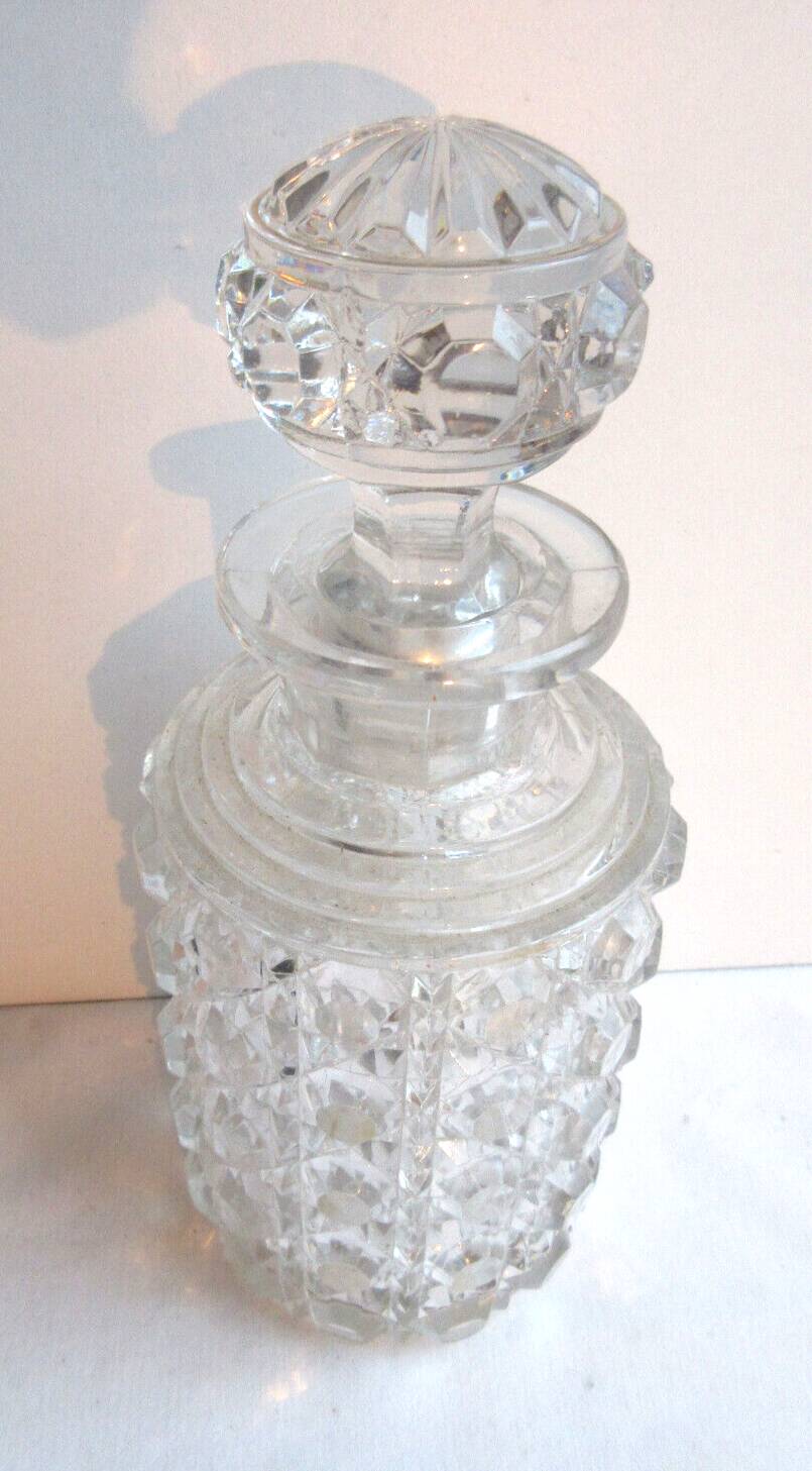 Large Baccarat crystal perfume bottle, Pierreries model, 21 cm
