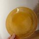 Vintage set of 6 amber brown plates Arcoroc Sierra