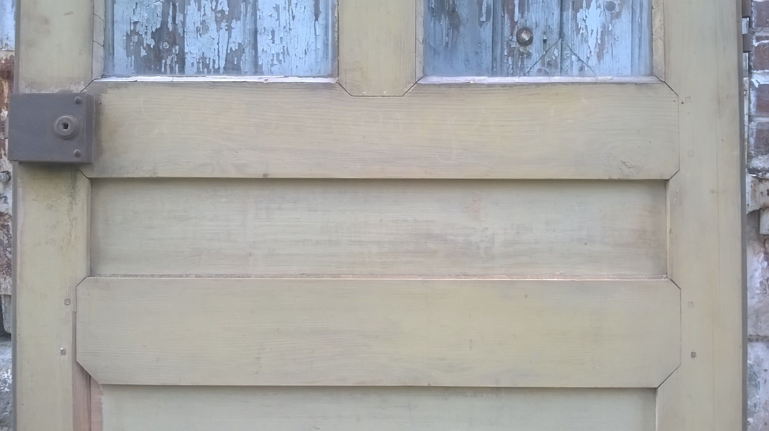 Old glazed interior door