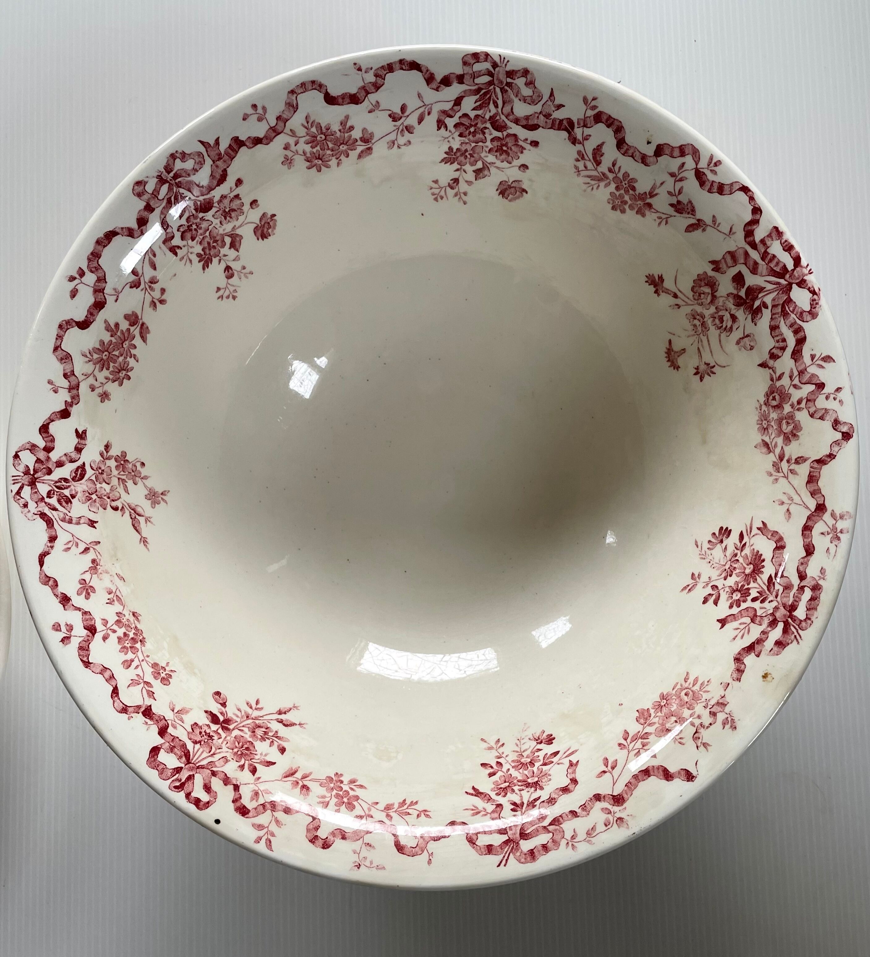 Two ceramic dishes from Longwy