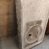 Black stone evier carved in the mass