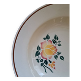 Set of 10 soup plates with Hbcm stencil
