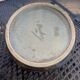 Empty pocket basket in denbac stoneware green blue brown office table dressing table decoration