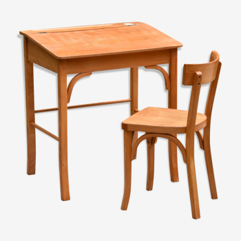 Bureau et chaise enfant baumann