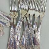 Silverplated cutlery : spoons, forks, teaspoons