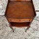 Antique Nightstand Louis XV Style Wood 3 Drawers + Vintage Case #