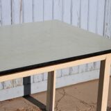Table formica blue 1960 1970s