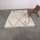 Traditional handmade beni ouarin rug size 150 x 250 cm
