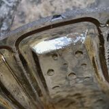 Vintage glass tulip hanging lamp