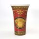 Versace Rosenthal Porcelain Medusa Small Vase