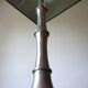 Lampe de table en métal chromé