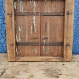 Old wooden tribal window