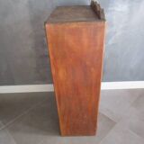 old wooden wall display case