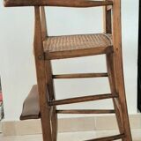 Vintage wooden children's high chair
