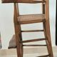 Chaise haute enfant vintage bois