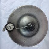 Glass and pewter candy box