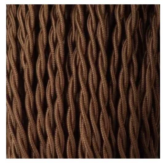 Brutalist wooden lamp, new 2m fabric cable, lampshade.
