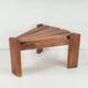 Brutalist Triangular Side Table by Dittman for Awa Radbound, 1960s