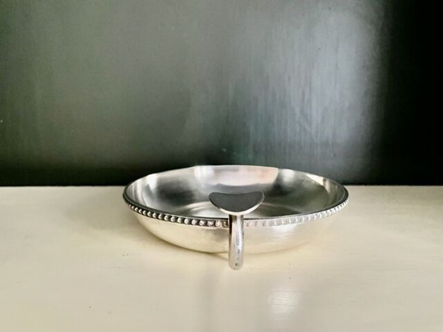 Empty ashtray Christofle pocket / Gallia silver metal