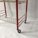 Vegetable trolley on vintage wheels