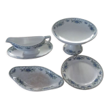 Set 4 pieces iron earth. Marguerites u&c sarreguemines