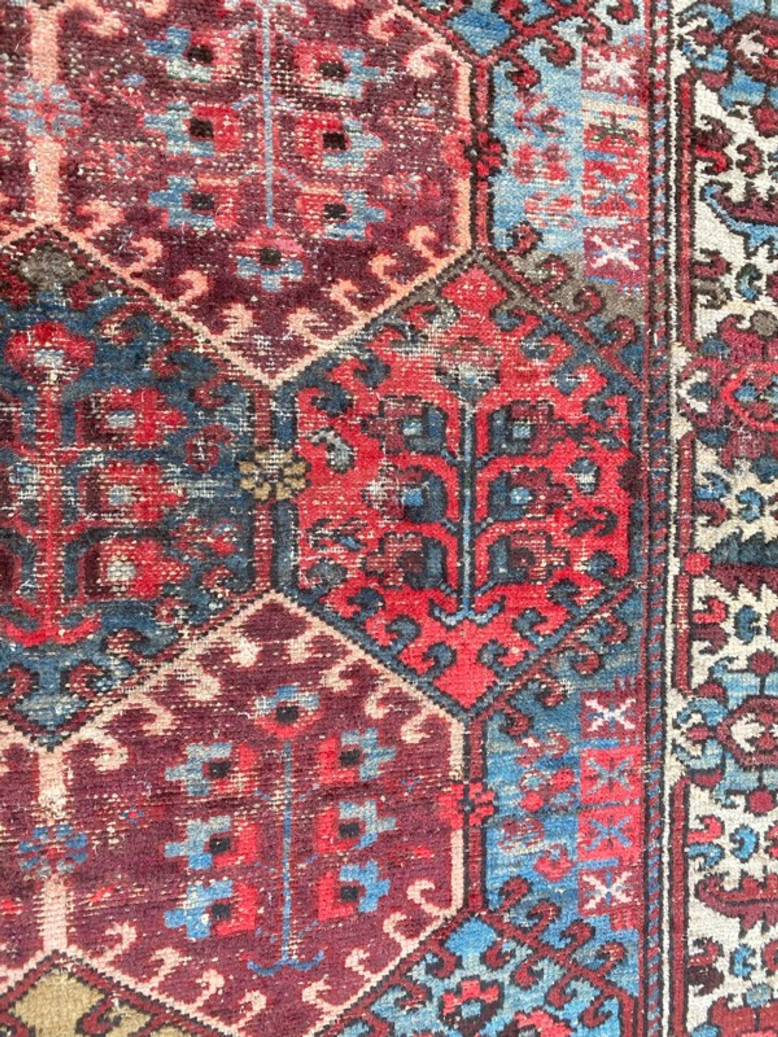 Old Persian carpet Hamadan 125x202 cm