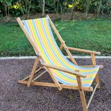 Pair of vintage Chilean deckchairs
