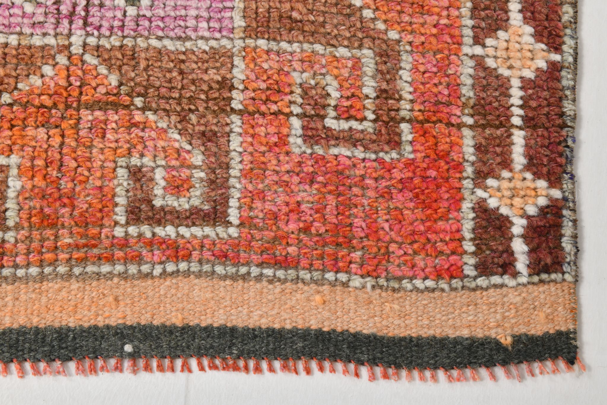 3x10 contemporary oushak runner rug, 86x302cm