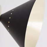 Italian floor lamp balance 3 arms black