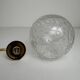 PAIR OF VINTAGE TEXTURED GLASS WALL LIGHTS