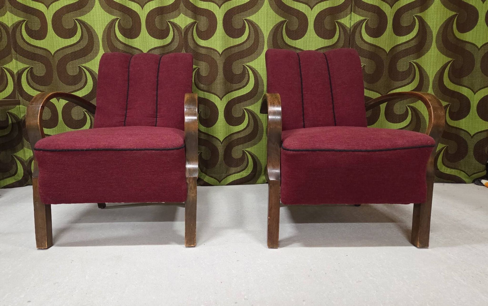 Pair of Art Deco armchairs 1930