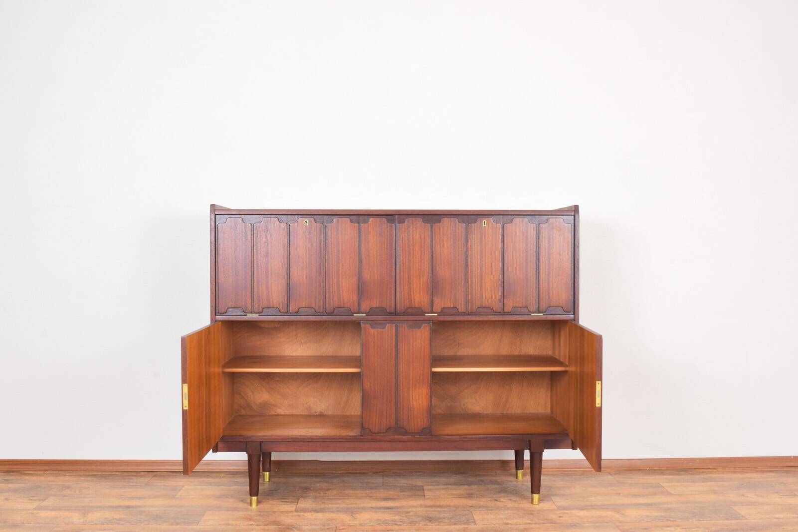 Mid-Century Norwegian Teak Highboard, 1960s.