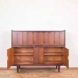 Buffet haut en teck norvégien du milieu du siècle, années 1960.