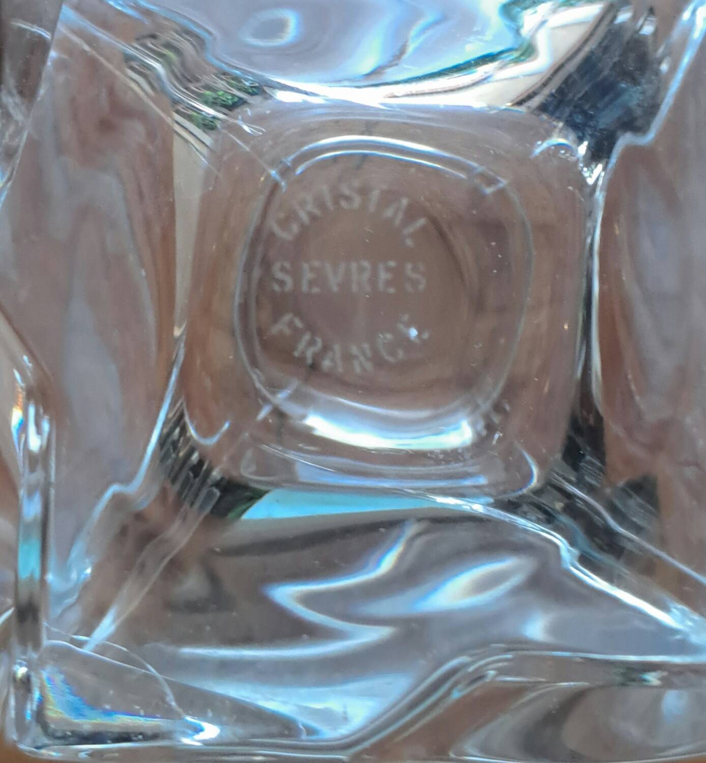 Crystal vase Sèvres France