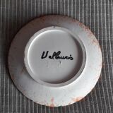 Vintage Vallauris plate with pelican decor