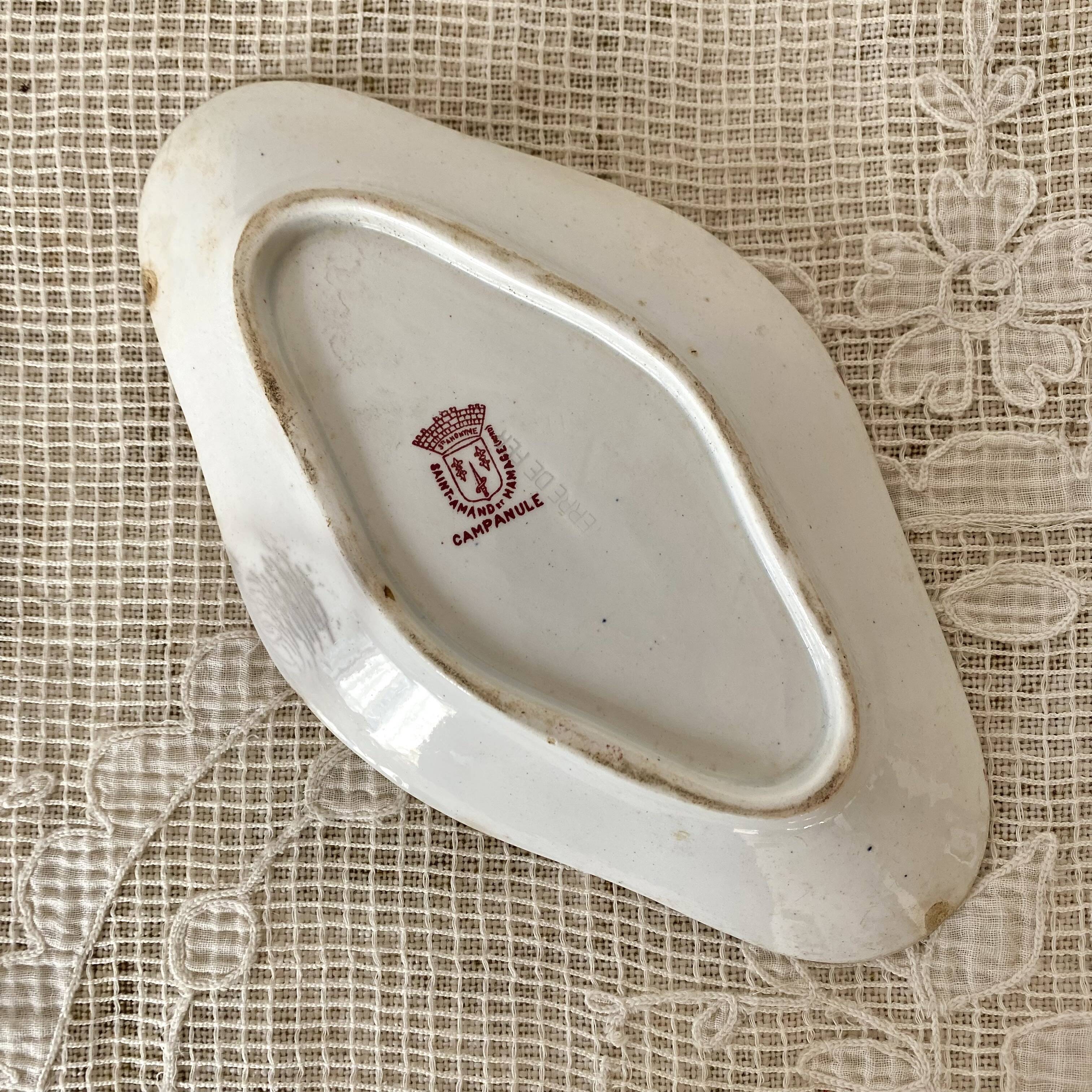 St Amand "Campanule" ironstone dish