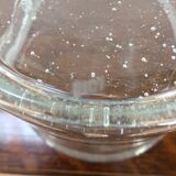 Biot champagne bucket bubbled glass, signed